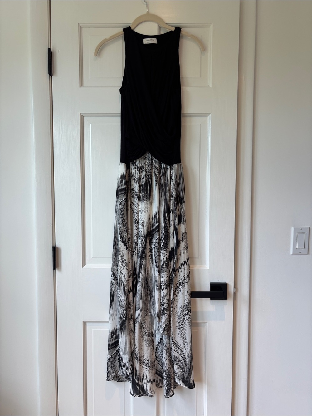 Bailey 44 Black and White Printed Dress